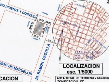 Venta de casa como terreno en Magdalena del Mar parmetros pisos