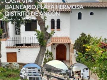 VENTA DE CASA DE PLAYA EN ANCÓN
