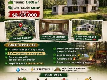 Venta de Casa en obra gris, Los González, Villa del Carbón