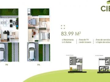 Venta de casa en Verea residencial, Rincón del Cielo, Bahía de Banderas Nayarit