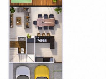 Venta de Casa smar twonhouse, Santa Rita Cholul 4 recámaras 2 baños 167.00 m2