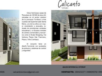 Venta de casas por estrenar en Tumbaco