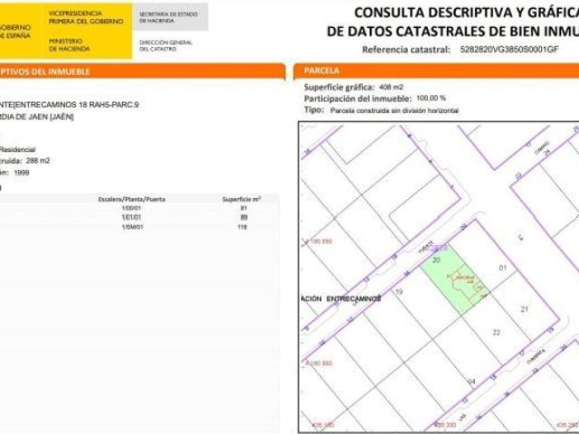 VENTA DE CHALET EN LA GUARDIA DE JAEN JAÉN. ACTIVO INMOBILIARIO SIN POSESIÓN, NO SE PUEDE VISITAR