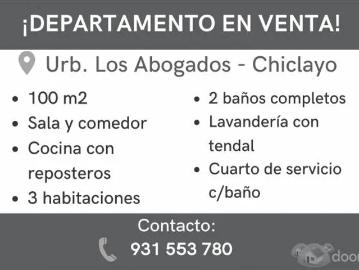 VENTA DE DEPARTAMENTO