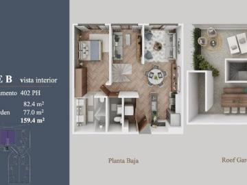 VENTA DE DEPARTAMENTO CON ROOF GARDEN PRIVADO EN COL ROMA