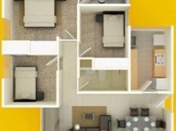 Venta de departamento en Condominio Residencial Sol de Villa, Urb. San Isidro Trujillo, de 63 m2 con 3 dormitorios, 2 baños, 1 estacionamiento – S/. 175,000.00 Negociable