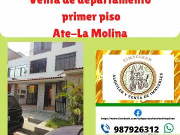 Venta de Departamento en primer piso Ate La Molina