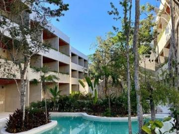 VENTA DE DEPARTAMENTO EN TULUM, QUINTANA ROO, ENTREGA INMEDIATA, AREIA. AMUEBLADO