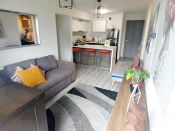 Venta de departamento, edificio moderno amoblado, 60 m2 con Balcón vista externa