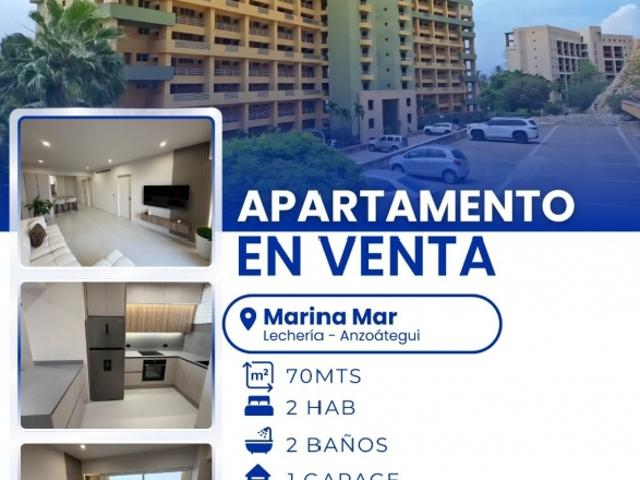 VENTA DE HERMOSO APTO. C.R. MARINA MAR LECHERIA VE03 09317MM NDOS