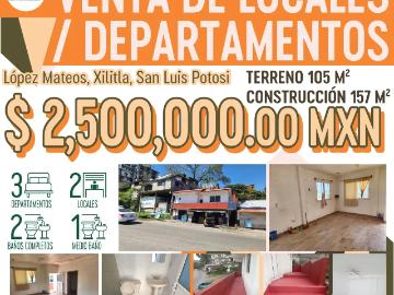 Venta de Locales y Departamentos en el Centro de Xilitla, San Luis Potosí