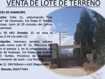 Venta de Lote de Terreno