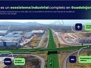 Venta de lote industrial en parque industrial Axis en Tonalá, Jalisco a 15 minutos del aeropuerto