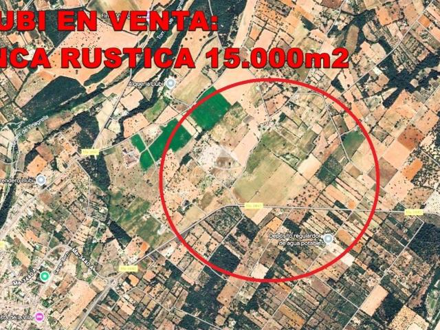 Venta de parcela rústica en Llubí
