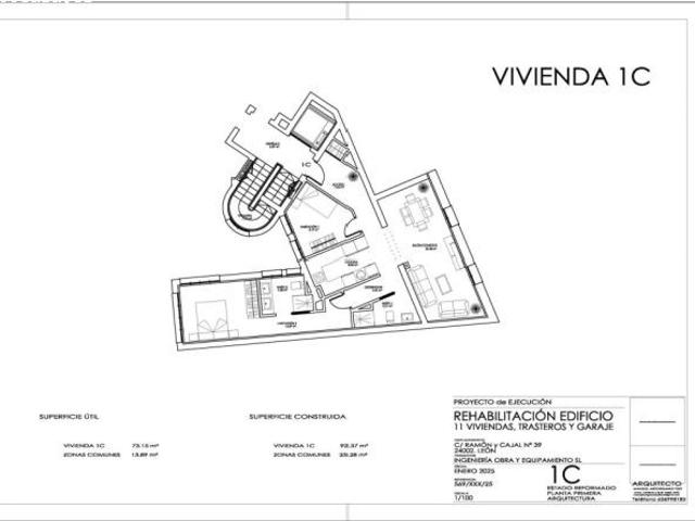 Venta de piso exclusivo en Ramon y Cajal de Leon