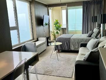 Venta Departamento amoblado vista al mar Reñaca 2 estacionamientos, Viña del Mar