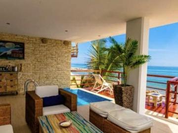 Venta Departamento FRENTE AL MAR EN LAS POCITAS MANCORA
