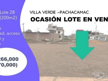 Venta lote con titulo de propiedad, 200 m2