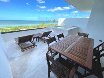Venta o Renta de Departamento Frente al Mar en Turena /Kinuh. Telchac, Yucatán