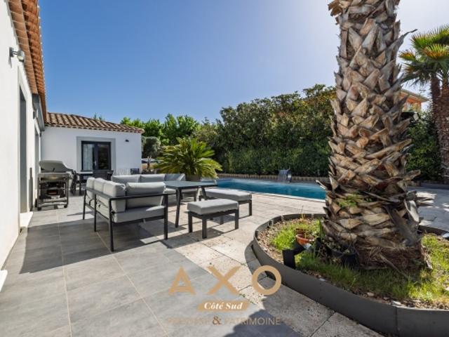 VENTABREN – MAISON – PLAIN PIED – 137 m² – T5 – PISCINE – TERRAIN 945 m² – 877 000 €