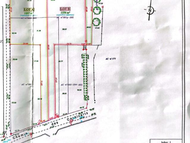 Vente Terrain à bâtir 1 556 m²