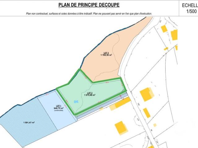 Vente Terrain à bâtir 1 575 m²