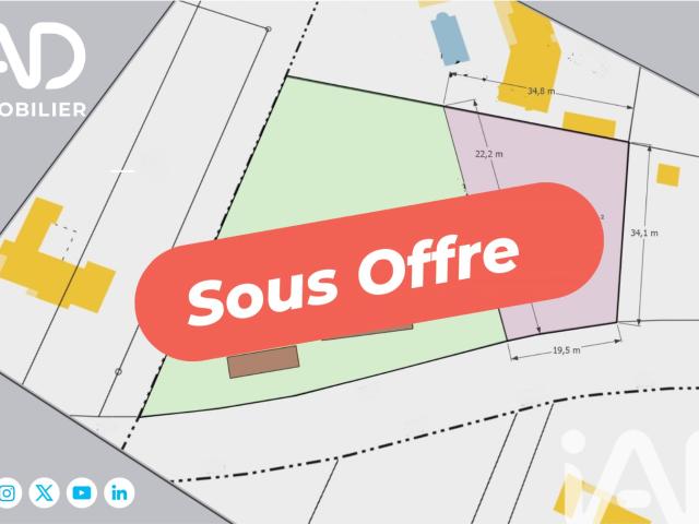 Vente Terrain à bâtir 1 030 m²