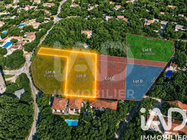 Vente Terrain à bâtir 1 200 m²