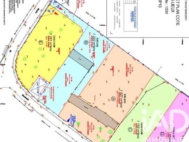 Vente Terrain à bâtir 1 281 m²