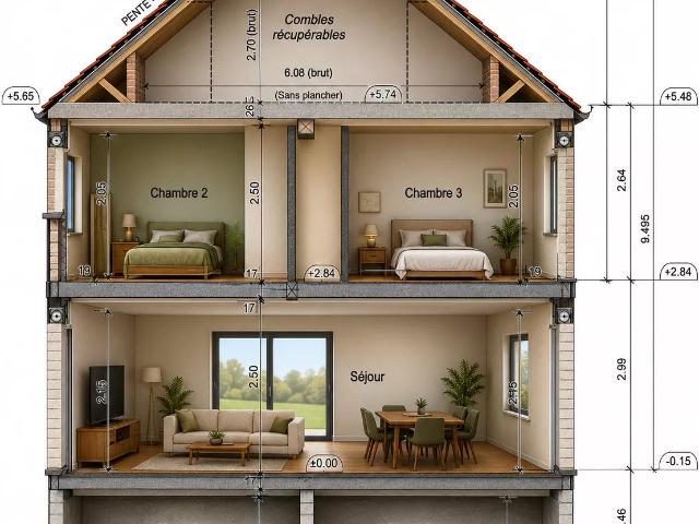 Vente Terrain à bâtir 223 m²