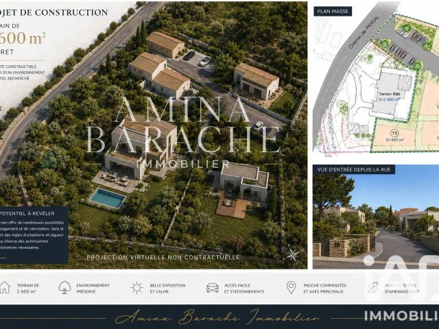Vente Terrain à bâtir 2 600 m²