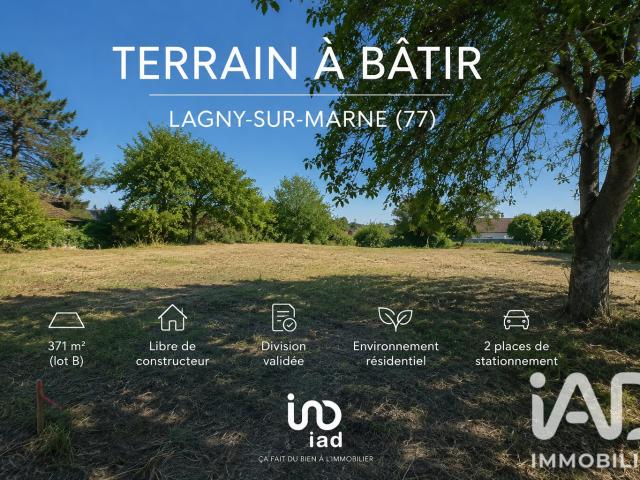 Vente Terrain à bâtir 371 m²