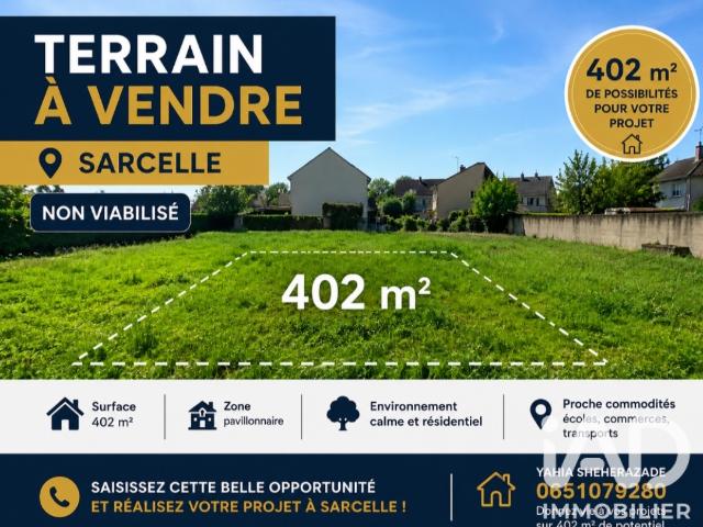 Vente Terrain à bâtir 402 m²