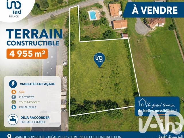 Vente Terrain à bâtir 4 955 m²