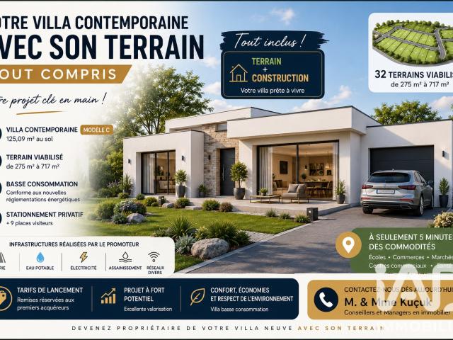 Vente Terrain à bâtir 570 m²