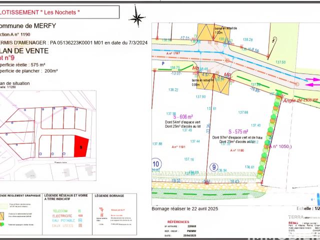 Vente Terrain à bâtir 573 m²