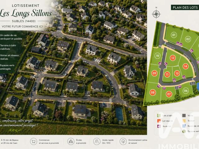 Vente Terrain à bâtir 624 m²