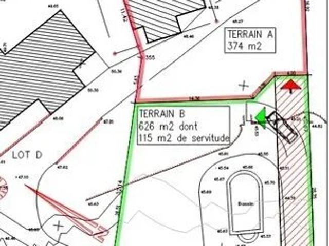 Vente Terrain à bâtir 626 m²