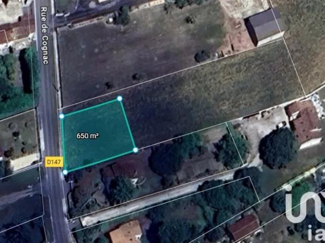 Vente Terrain à bâtir 650 m²