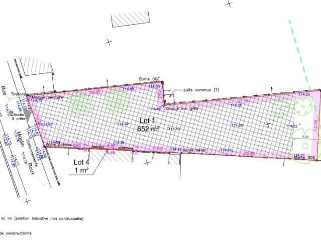 Vente Terrain à bâtir 652 m²