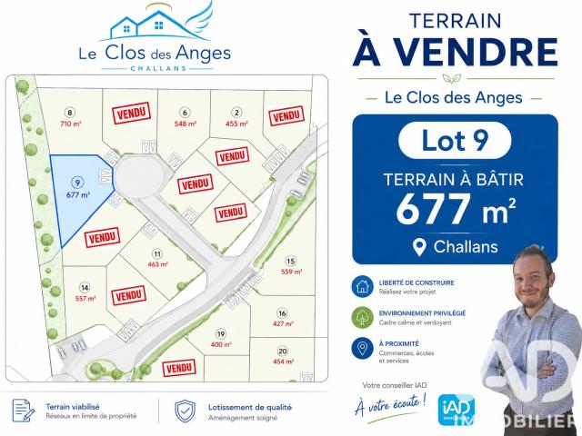 Vente Terrain à bâtir 677 m²