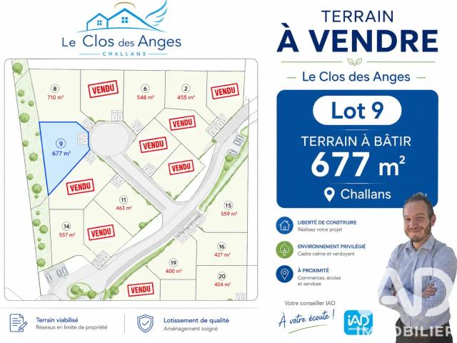 Vente Terrain à bâtir 677 m²