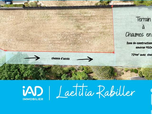 Vente Terrain à bâtir 724 m²