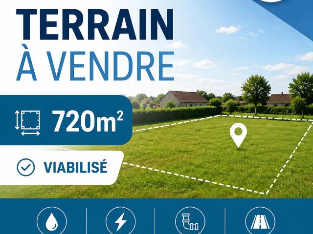 Vente Terrain à bâtir 720 m²