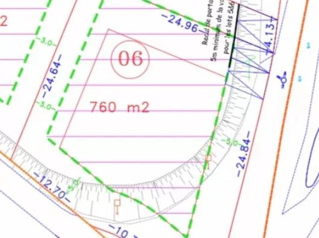 Vente Terrain à bâtir 760 m²