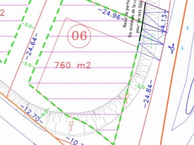 Vente Terrain à bâtir 760 m²