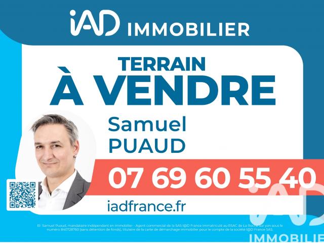 Vente Terrain à bâtir 850 m²