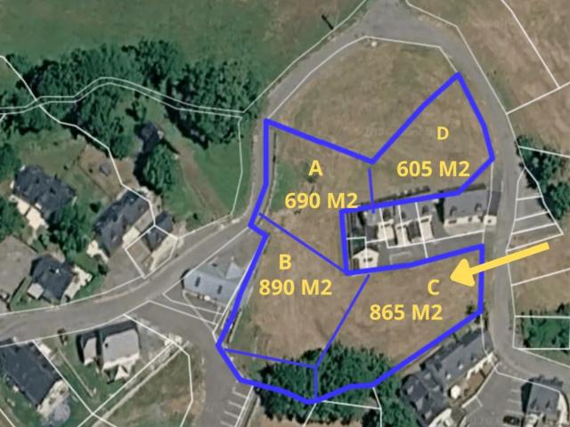 Vente Terrain à bâtir 865 m²
