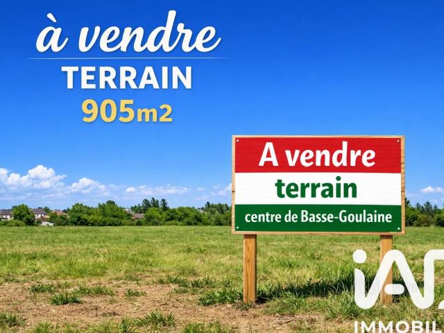 Vente Terrain à bâtir 905 m²