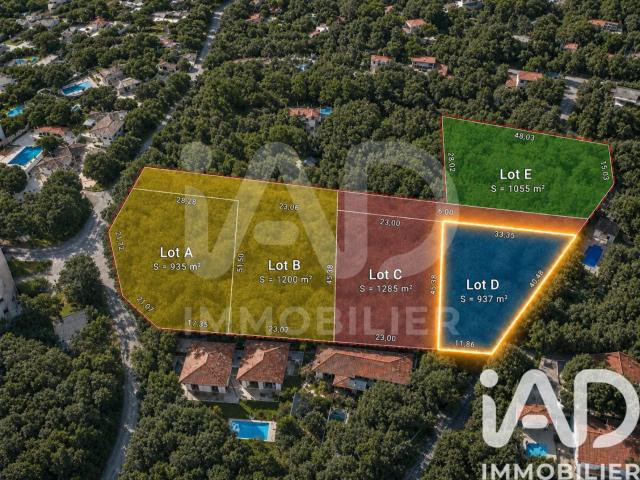 Vente Terrain à bâtir 937 m²